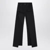 Mm6 Maison Margiela Panelled Jeans In Black