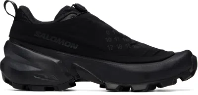 Mm6 Maison Margiela Cross Dust Sneakers With Protective Nylon Sleeve In Black