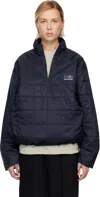 Mm6 Maison Margiela Black Salomon Edition Ripstop Reversible Jacket In Blue