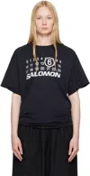 Mm6 Maison Margiela Black Salomon Edition Seamless Sport T-shirt