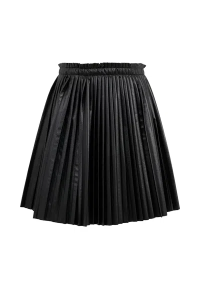 Mm6 Maison Margiela Kids' Black Skirt For Girl