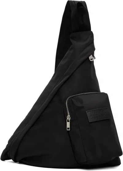 Mm6 Maison Margiela Black Sling Backpack