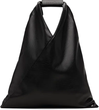 Mm6 Maison Margiela Black Small Triangle Tote