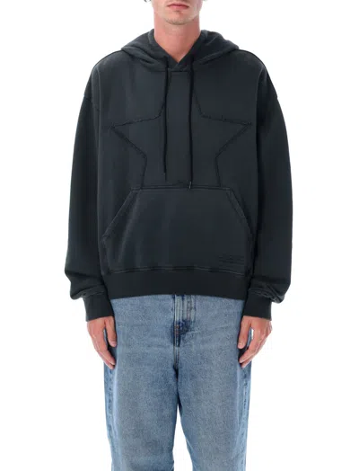 Mm6 Maison Margiela Mm6 By Maison Margiela Oversized Star Hoodie Sweatshirt In Blue