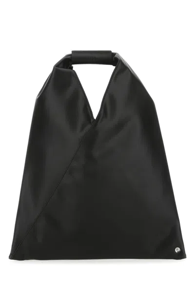 Mm6 Maison Margiela Black Synthetic Leather Japanese Handbag