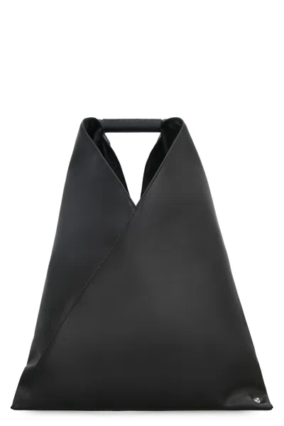 Mm6 Maison Margiela Black Synthetic Leather Japanese Handbag