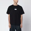 Mm6 Maison Margiela Numeric Signature Logo Crew Neck T Shirt In Black