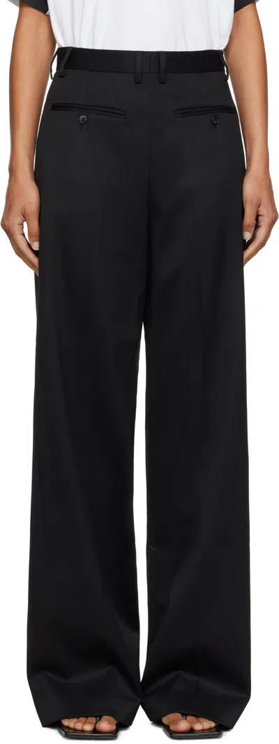 Mm6 Maison Margiela Black Tailored Trousers