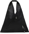 Mm6 Maison Margiela Black Triangle Classic Medium Tote In T8013 Black