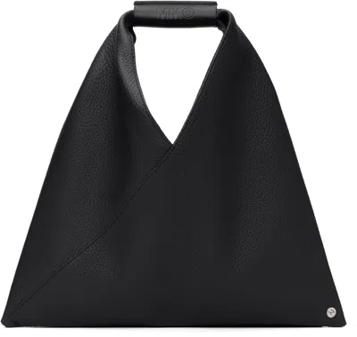 Mm6 Maison Margiela Black Triangle Classic Mini Tote In T8013 Black