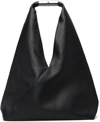 Mm6 Maison Margiela Black Triangle Jewel Handle Classic Tote