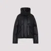 Mm6 Maison Margiela Pleather Puffer Jacket In Black