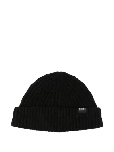 Mm6 Maison Margiela Black Wool Beanie