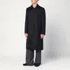 Mm6 Maison Margiela Black Wool-blend Coat In Black
