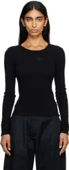 Mm6 Maison Margiela Mm6 X Salomon Technical Long Sleeve Top In Black
