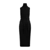 Mm6 Maison Margiela Mm6 By Maison Margiela Black Wool Midi Dress