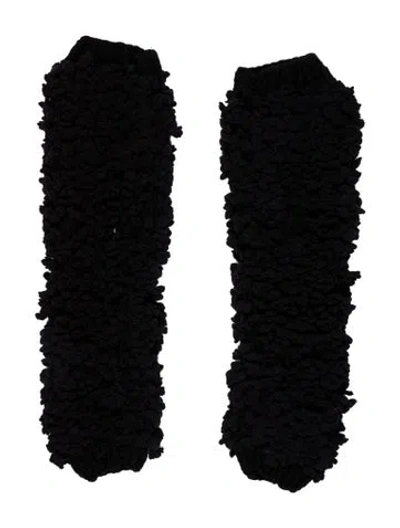 Pre-owned Mm6 Maison Margiela Black Wool  Arm Warmers