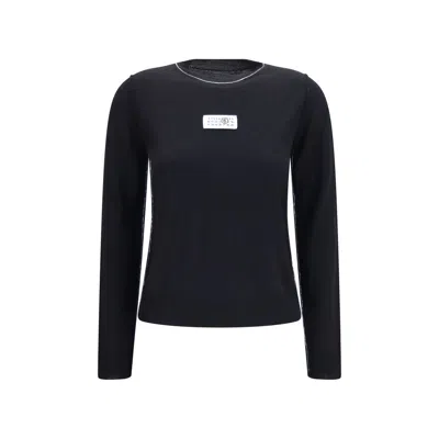 Mm6 Maison Margiela Black Wool Oves Aries Sportswear