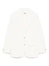 Mm6 Maison Margiela Mm6 By Maison Margiela Tailored White Jacket With Button Fastening