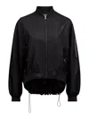 Mm6 Maison Margiela Mm6 By Maison Margiela Numbers-print Bomber Jacket In Black