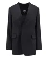 Mm6 Maison Margiela Blazer In Black