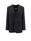Mm6 Maison Margiela Blazer In Black