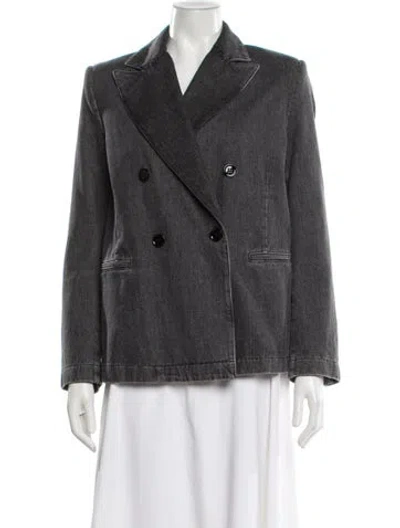 Pre-owned Mm6 Maison Margiela Blazer In Gray