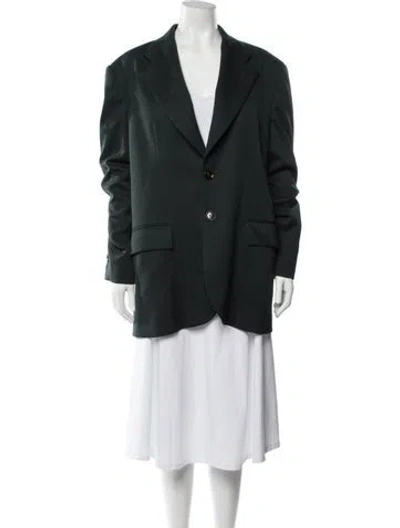 Pre-owned Mm6 Maison Margiela Blazer In Green