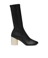 Mm6 Maison Margiela Block-heel 80mm Boots In Black