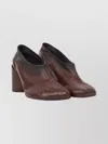 Mm6 Maison Margiela 70mm Anatomic Leather Block-heel Pumps In Brown