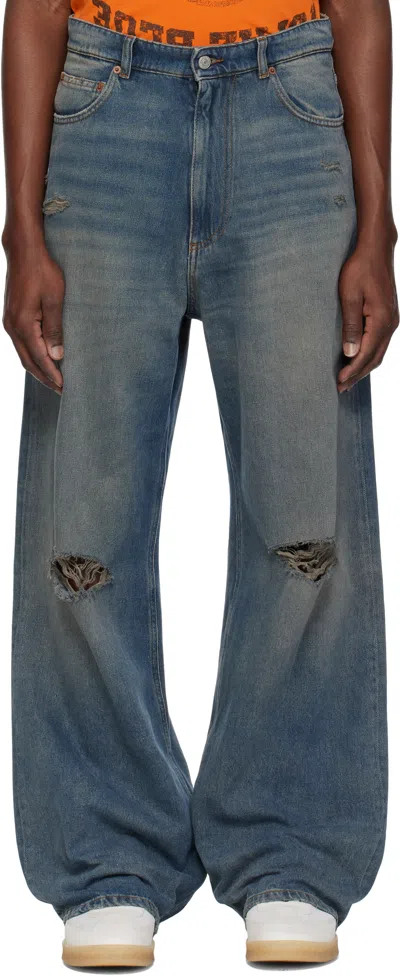 MM6 MAISON MARGIELA BLUE 5 POCKETS JEANS