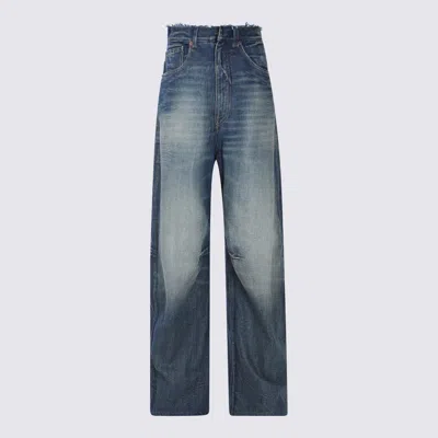 Mm6 Maison Margiela Jeans Medium Blue In Multi