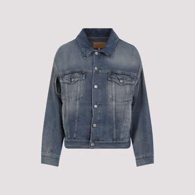 MM6 MAISON MARGIELA BLUE COTTON SPORTS JACKET