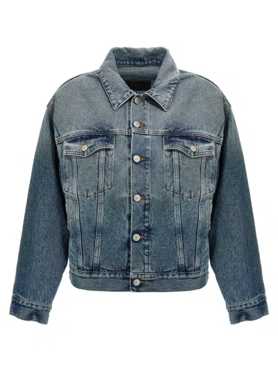 MM6 MAISON MARGIELA BLUE CUT-OUT DENIM JACKET