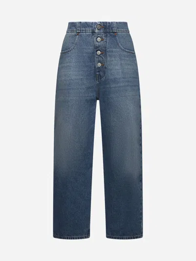 Mm6 Maison Margiela | Blue Denim Straight Jeans| Women | 28