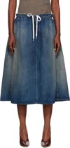 Mm6 Maison Margiela Denim Skirt In Blue