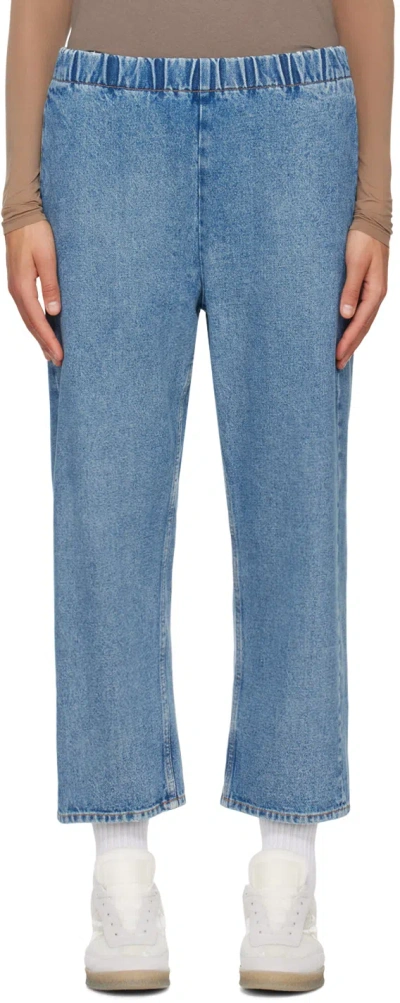 Mm6 Maison Margiela Blue Faded Jeans In 978 Light Blue