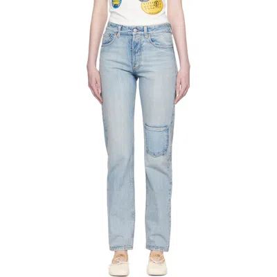 Mm6 Maison Margiela 5 Pocket Jeans Blue In Multi