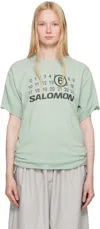 Mm6 Maison Margiela Blue Salomon Edition Seamless Sport T-shirt