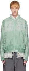 Mm6 Maison Margiela Blue Salomon Edition Sports Bomber Jacket