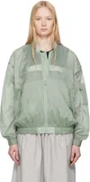 Mm6 Maison Margiela Blue Salomon Edition Sports Jacket In Green