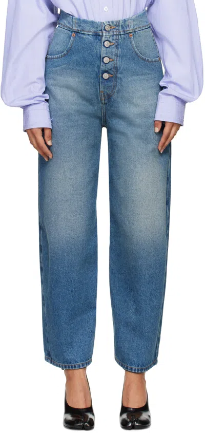 Mm6 Maison Margiela Jeans Boot-cut - Azul
