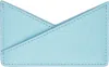 Mm6 Maison Margiela Blue Triangle 6 Card Holder In T6299 Blue Topaz