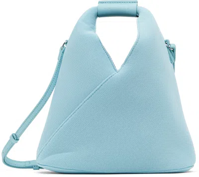 Mm6 Maison Margiela Woman Handbag Sky Blue Size - Bovine Leather In T6299 Blue Topaz
