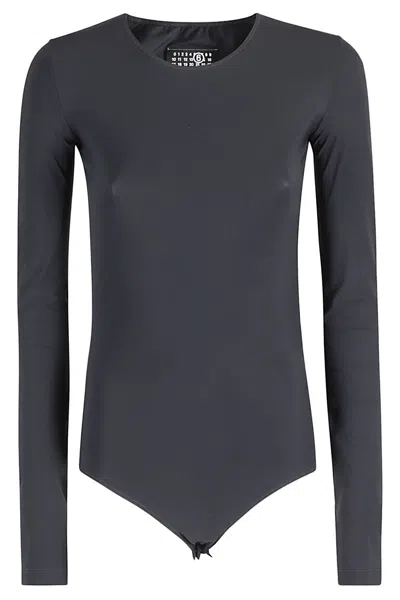 Mm6 Maison Margiela Lycra Body In Black