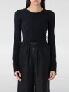Mm6 Maison Margiela Mm6 By Maison Margiela Fringed Bodysuit With Intricate Side Detailing In Black