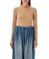 Mm6 Maison Margiela Numbers-motif Jersey Bodysuit
