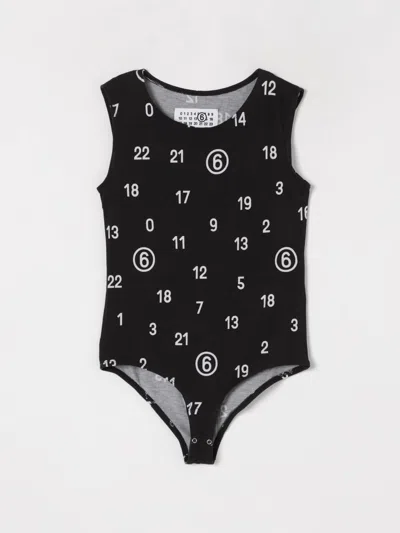 Mm6 Maison Margiela Bodysuit  Kids Color Black
