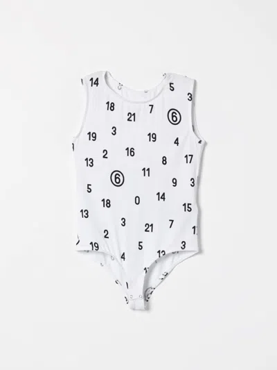 Mm6 Maison Margiela Babies' Body  Kinder Farbe Weiss