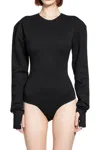 Mm6 Maison Margiela Bodysuits In Black